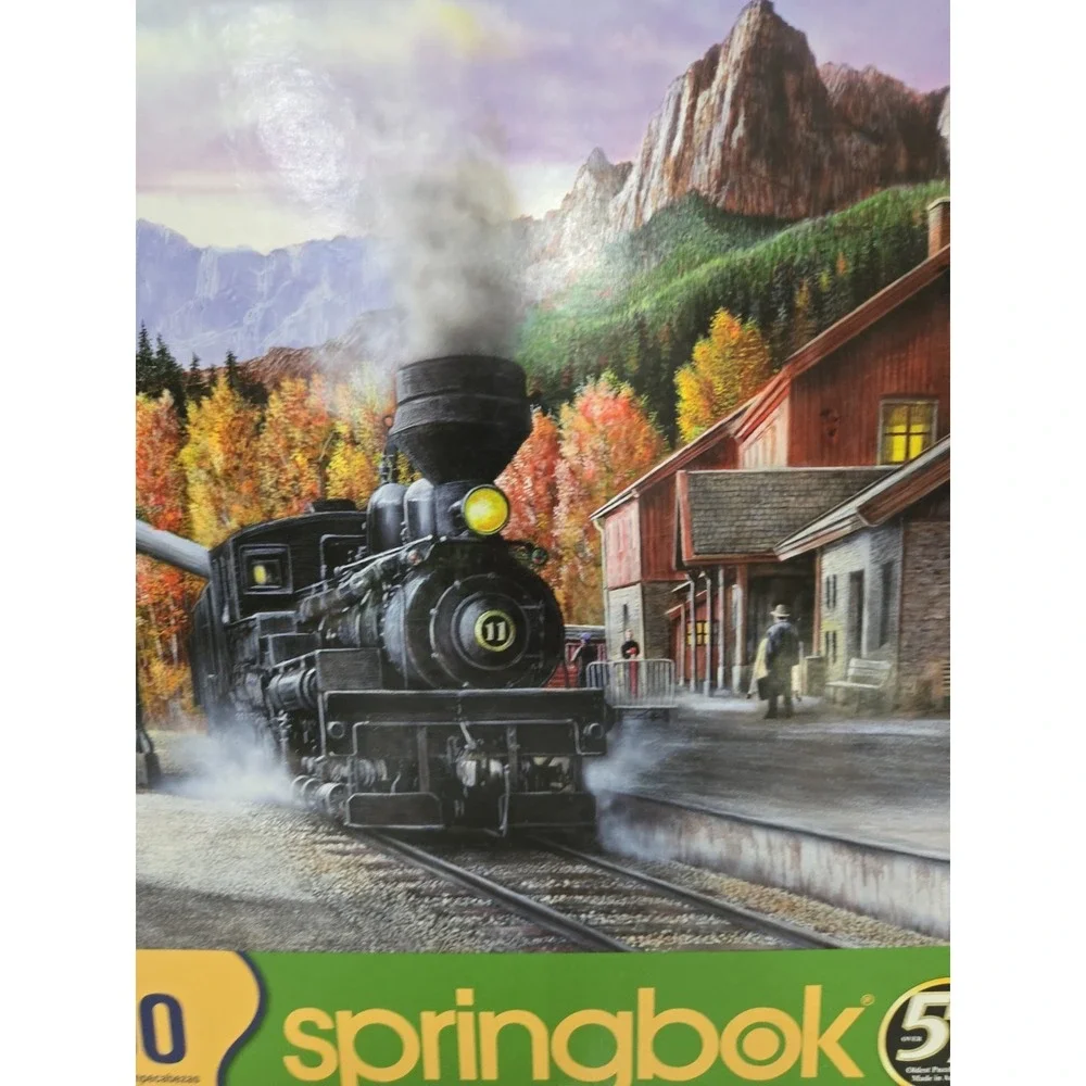 Springbok 1000 Piece Jigsaw Puzzle - Mountain Express (24